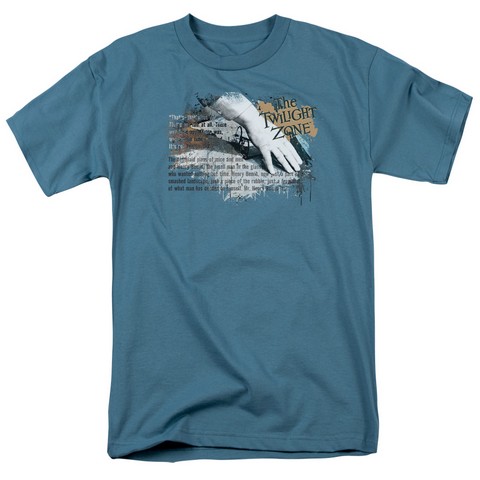 Twilight Zone-Henry Bemis Short Sleeve Adult 18-1 Tee - Slate- 3X