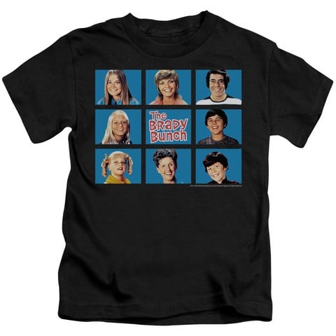 Brady Bunch-Framed - Short Sleeve Juvenile 18-1 Tee - Black- Small 4