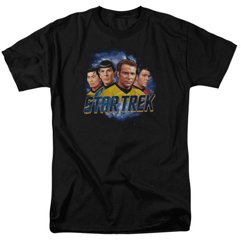 Star Trek-The Boys - Short Sleeve Adult 18-1 Tee - Black- Medium
