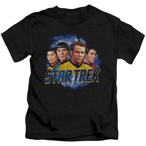 Star Trek-The Boys - Short Sleeve Juvenile 18-1 Tee - Black- Small 4