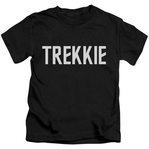 Star Trek-Trekkie 18-1 Tee - Black- Medium 5-6