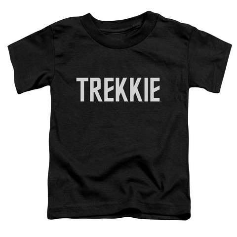 Star Trek-Trekkie - Short Sleeve Toddler Tee - Black- Small 2T