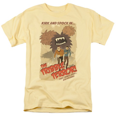Star Trek-Tribble Threat 18-1 Tee - Banana- 2X