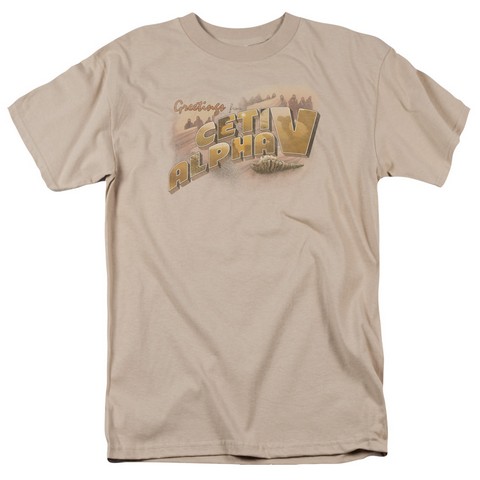 Star Trek-Ceti Alpha V - Short Sleeve Adult 18-1 Tee - Sand- Medium