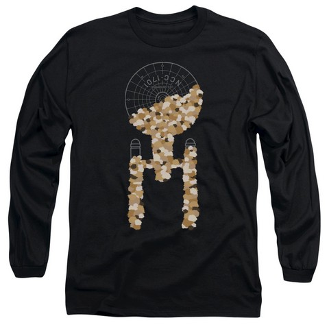 Star Trek-Tribble Takeover - Long Sleeve Adult 18-1 Tee - Black- Medium