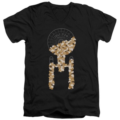 Star Trek-Tribble Takeover - Short Sleeve Adult 30-1 Tee - Black- Extra Large