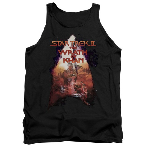 Star Trek-Twok Poster - Adult Tank Top - Black- Medium