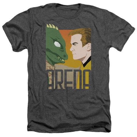 Star Trek-Arena - Adult Heather Tee - Charcoal- Extra Large
