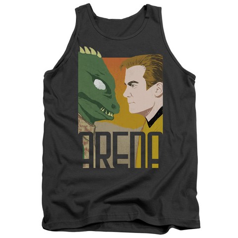 Star Trek-Arena - Adult Tank Top - Charcoal- Small