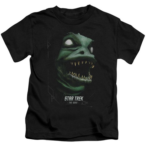 Star Trek-The Gorn - Short Sleeve Juvenile 18-1 Tee - Black, Small 4
