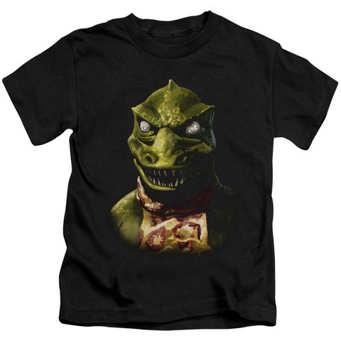 Star Trek-Gorn Bust - Short Sleeve Juvenile 18-1 Tee - Black- Small 4