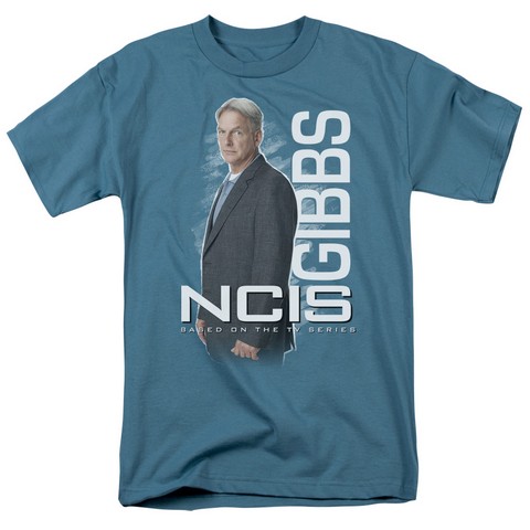 Ncis-Gibbs Standing - Short Sleeve Adult 18-1 Tee - Slate- Extra Large