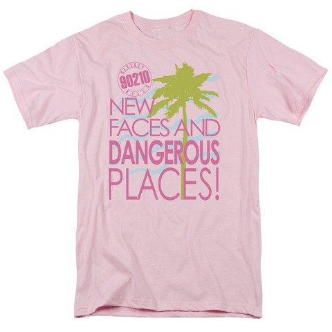 90210-Tagline Short Sleeve Adult 18-1 Tee - Pink - 2X