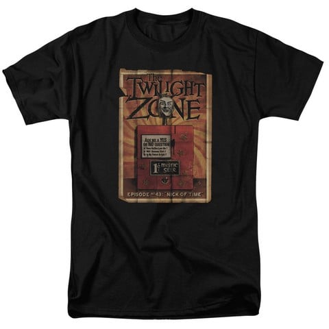 Twilight Zone-Seer - Short Sleeve Adult 18-1 Tee - Black- Medium