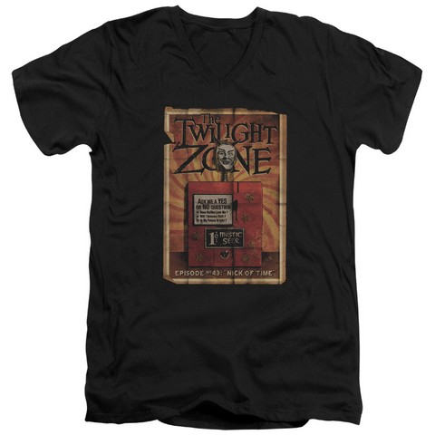 Twilight Zone-Seer - Short Sleeve Adult 30-1 Tee - Black- 2X