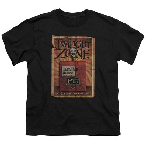 Twilight Zone-Seer - Short Sleeve Youth 18-1 Tee - Black- Small