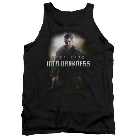 Star Trek-Darkness Kirk - Adult Tank Top - Black- Medium