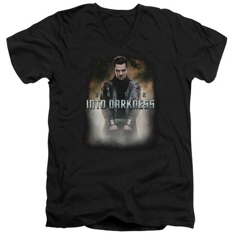 Star Trek-Darkness Harrison - Short Sleeve Adult 30-1 Tee - Black- Medium