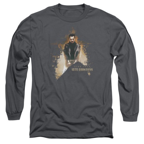 Star Trek-Dark Villain 18-1 Tee - Charcoal- Large