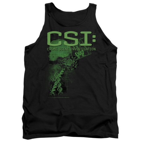 Csi-Evidence CSI Adult Tank Top - Black - Extra Large