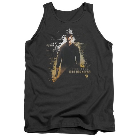 Star Trek-Dark Hero - Adult Tank Top - Charcoal- Medium