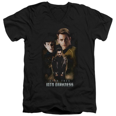 Star Trek-Aftermath - Short Sleeve Adult 30-1 Tee - Black- Medium
