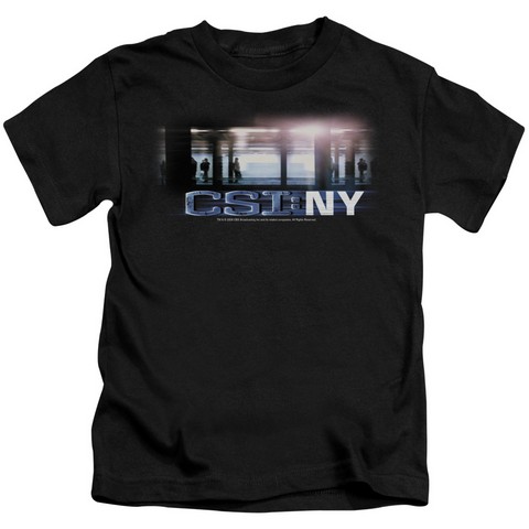 Csi-New York Subway - Short Sleeve Juvenile 18-1 Tee - Black- Medium 5-6