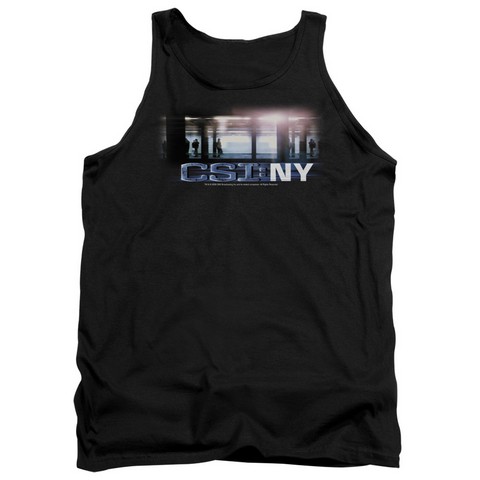 Csi-New York Subway - Adult Tank Top - Black- Extra Large