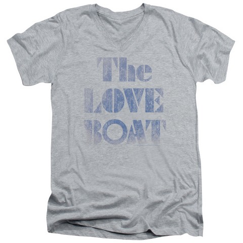 Love Boat-Distressed - Short Sleeve Adult 30-1 Tee - Heather- Medium