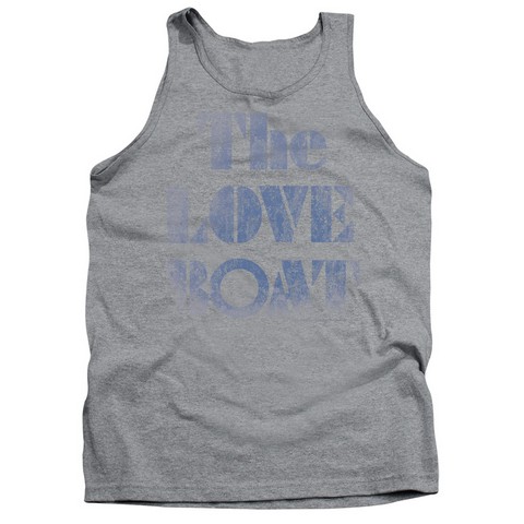 Love Boat-Distressed - Adult Tank Top - Heather- Extra Large