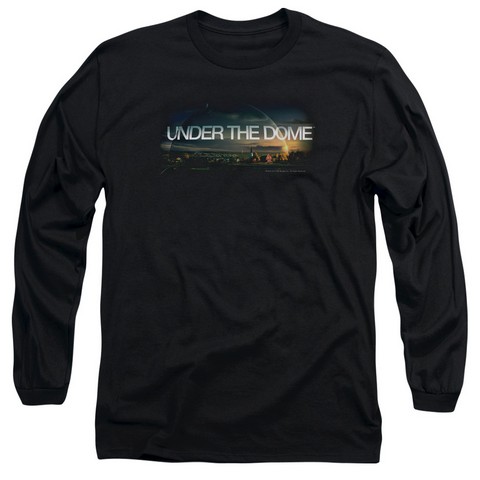 Under The Dome-Dome Key Art - Long Sleeve Adult 18-1 Tee - Black- Small