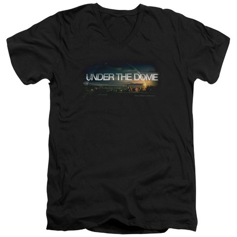 Under The Dome-Dome Key Art - Short Sleeve Adult 30-1 Tee - Black- Extra Large