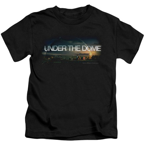 Under The Dome-Dome Key Art - Short Sleeve Juvenile 18-1 Tee - Black- Small 4