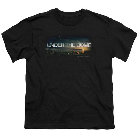 Under The Dome-Dome Key Art - Short Sleeve Youth 18-1 Tee - Black- Extra Large