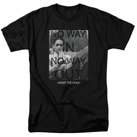 Under The Dome-Trapped - Short Sleeve Adult 18-1 Tee - Black- 3X