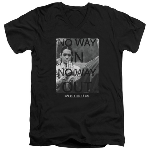 Under The Dome-Trapped - Short Sleeve Adult 30-1 Tee - Black- 2X