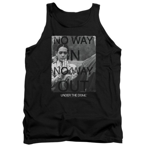 Under The Dome-Trapped - Adult Tank Top - Black- Small