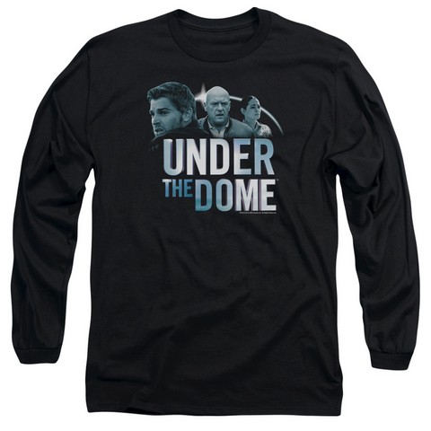 Under The Dome-Character Art - Long Sleeve Adult 18-1 Tee - Black- Extra Large