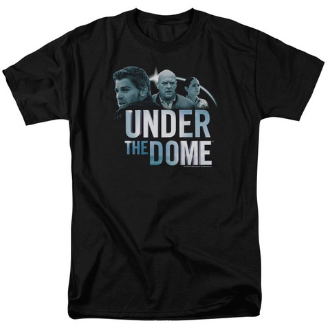 Under The Dome-Character Art - Short Sleeve Adult 18-1 Tee - Black- Extra Large