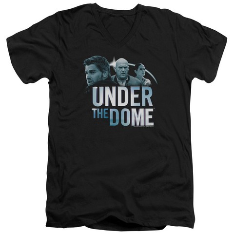 Under The Dome-Character Art - Short Sleeve Adult 30-1 Tee - Black- Small