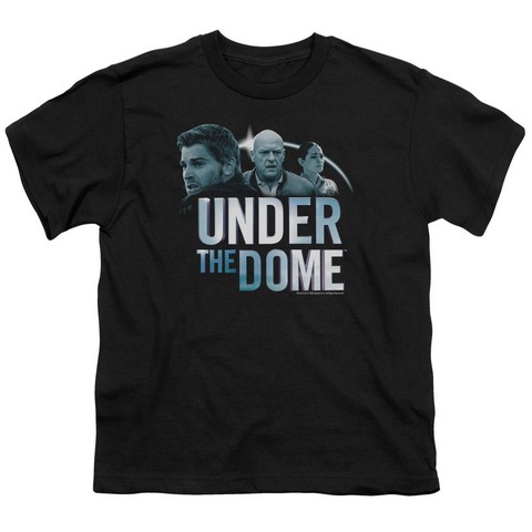 Under The Dome-Character Art - Short Sleeve Youth 18-1 Tee - Black- Small