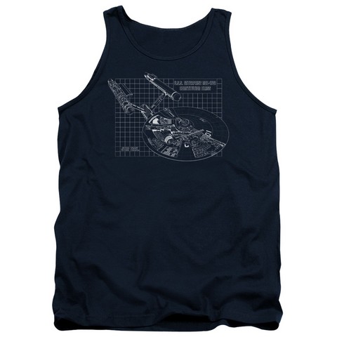 Star Trek-Enterprise Prints - Navy- Large