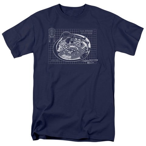 Star Trek-Bridge Prints - Navy - Medium