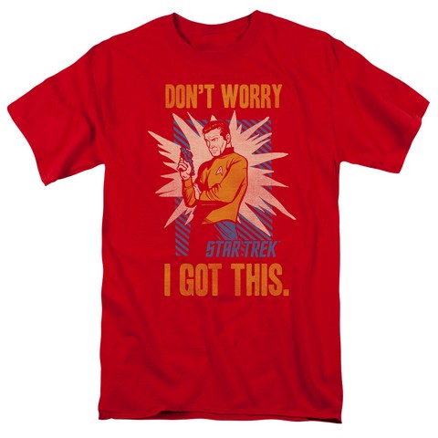 Star Trek-Got This - Short Sleeve Adult 18-1 Tee - Red- Large