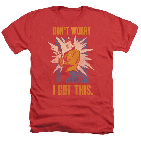 Star Trek-Got This - Adult Heather Tee - Red- Large