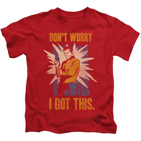 Star Trek-Got This - Short Sleeve Juvenile 18-1 Tee - Red- Small 4