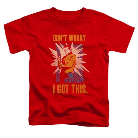 Star Trek-Got This - Short Sleeve Toddler Tee - Red- Medium 3T