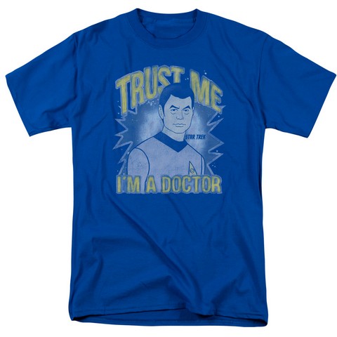 Star Trek-Doctor 18-1 Tee - Royal- 4X