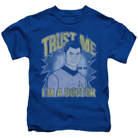 Star Trek-Doctor 18-1 Tee - Royal Blue- Large 7
