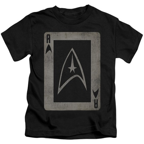 Star Trek-Tos Ace - Short Sleeve Juvenile 18-1 Tee - Black- Large 7